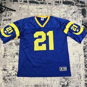 Vtg Lawrence Phillips Rams Jersey Starter 54 Blue Mens Los Angels St Louis XXL